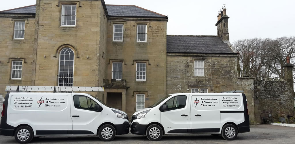 Lightning protection for Cove House