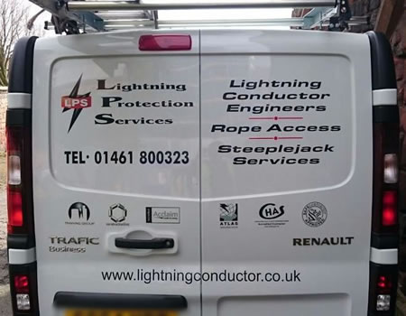 Lightning protection and lightning conductor maintenance
